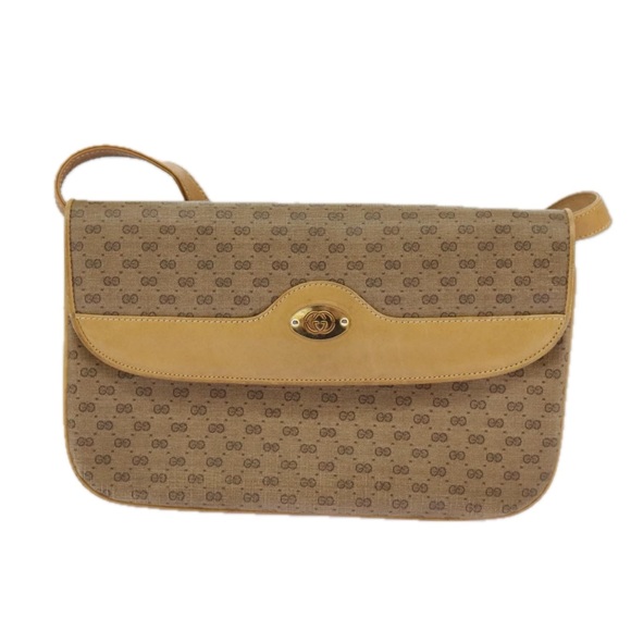 Gucci Micro Small GG Canvas Beige Canvas shoulder - Picture 1 of 10